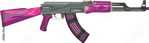 fusil rose