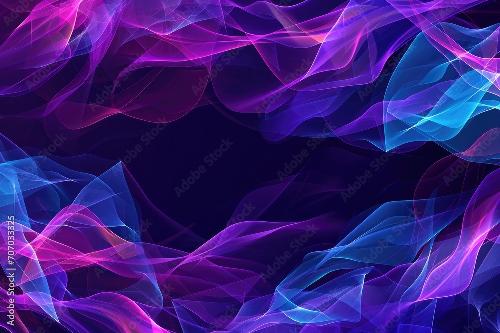 Abstract background circle fire frame. Generative AI Abstract background circle fire frame. Generative AI