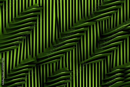 Green repeated line pattern