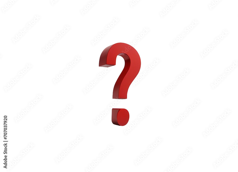 Red question mark, transparent background. Red question mark, transparent background.