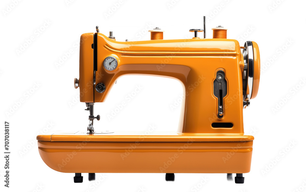 Craft and Efficiency of an Upholstery Sewing Machine on a White or Clear Surface PNG Transparent Background
