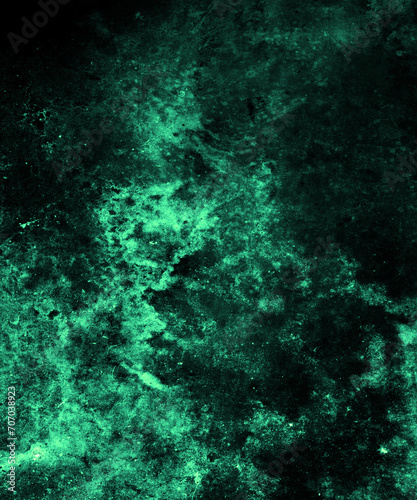 Green grunge abstract background, watercolor texture