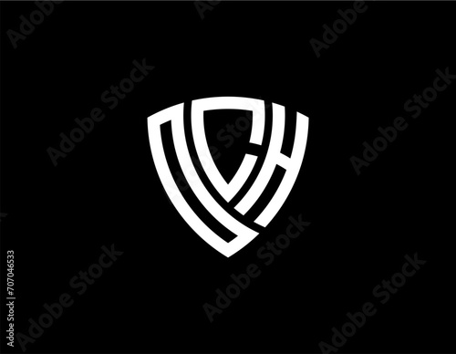 OCH creative letter logo design vector icon illustration