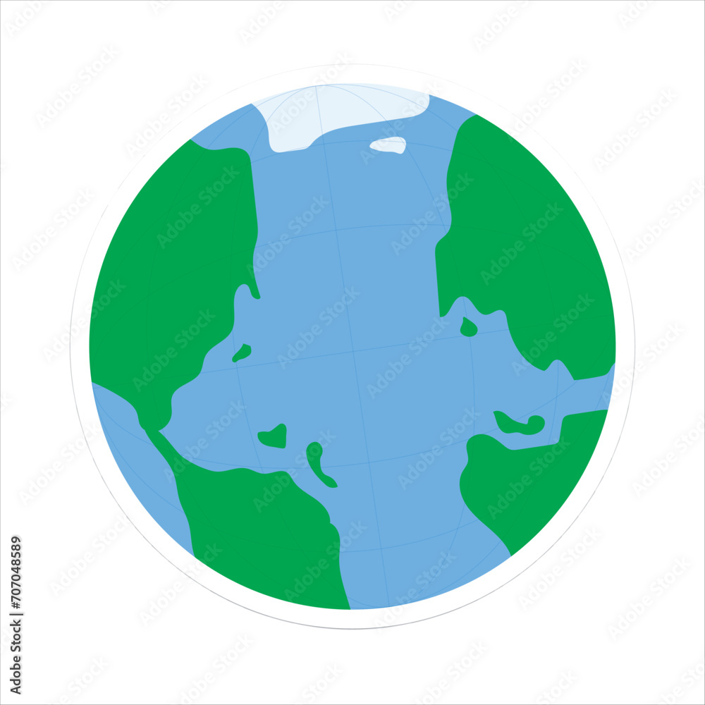 world map with globe world map with globe