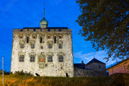 Night view of Bergenhus For...
