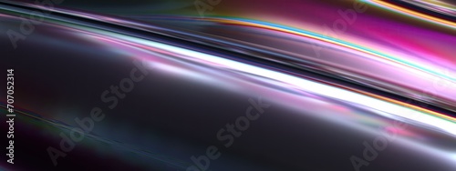 Modern Elegant Modern 3D Rendering Abstract Background of Chrome Rainbow Reflection Metal Ripples Lifelike Liquid