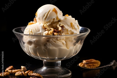 Maple Walnut Bourbon Ice Cream