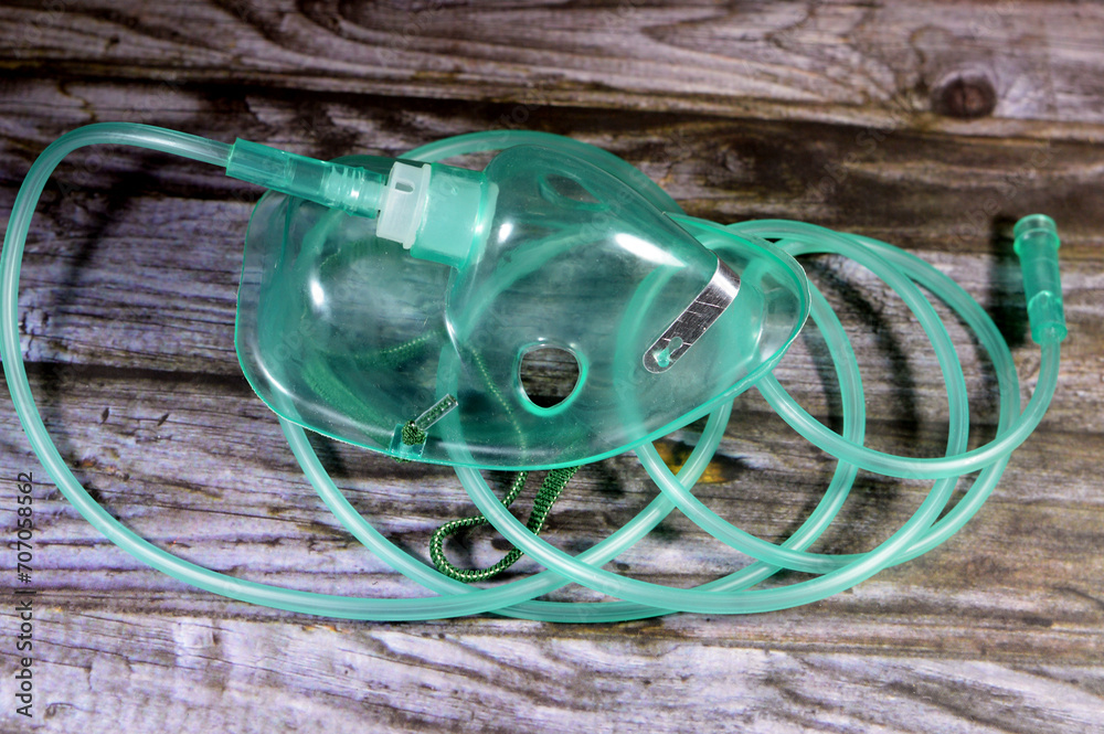 Oxygen mask, a mask that provides a method to transfer breathing oxygen