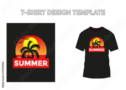 Typography T-Shirt design template