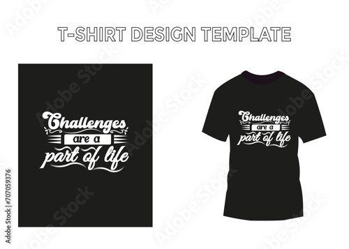 Typography T-Shirt design template