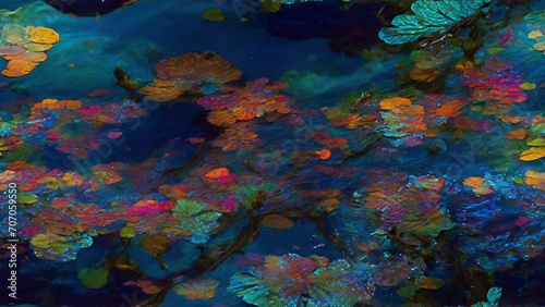 lotus in aquarium