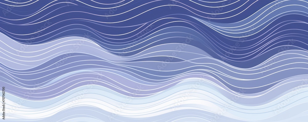 Indigo repeated soft pastel color vector art line pattern
