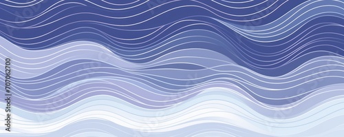 Indigo repeated soft pastel color vector art line pattern