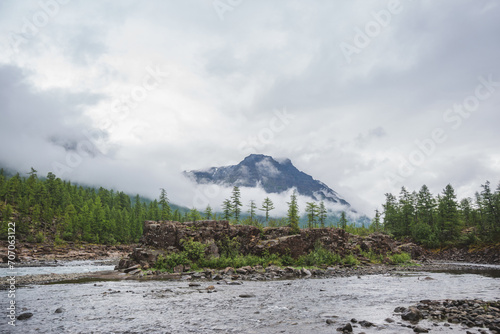 Hoisey River on Putorana Plateau, Taimyr. Russia, Siberia photo