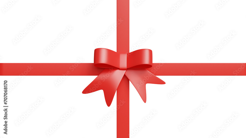 3D red bow and ribbon on transparent background. Suitable for gifts, decoration, present, party, birthday, anniversary, valentine, greeting cards. 3d illustration 3D red bow and ribbon on transparent background. Suitable for gifts, decoration, present, party, birthday, anniversary, valentine, greeting cards. 3d illustration