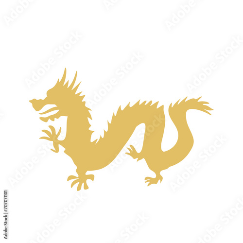 Gold Dragon Lunar New Year © Meroket