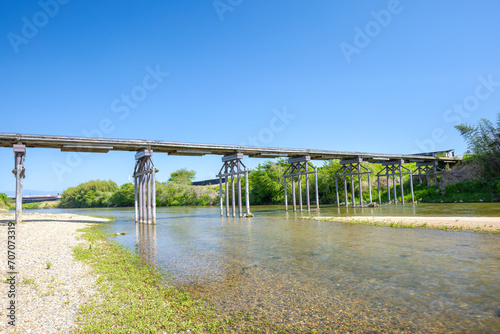 流れ橋（上津屋橋）