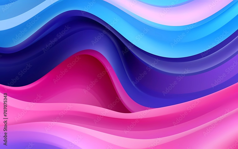 abstract blue and purple fluid wave background. generative ai abstract blue and purple fluid wave background. generative ai