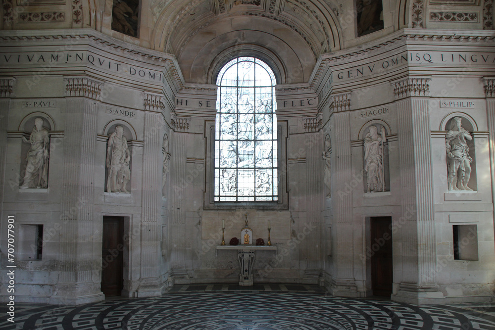 Obraz premium chapel in a renaissance castle (anet) in france