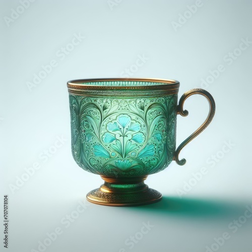 valuable antique glass cup