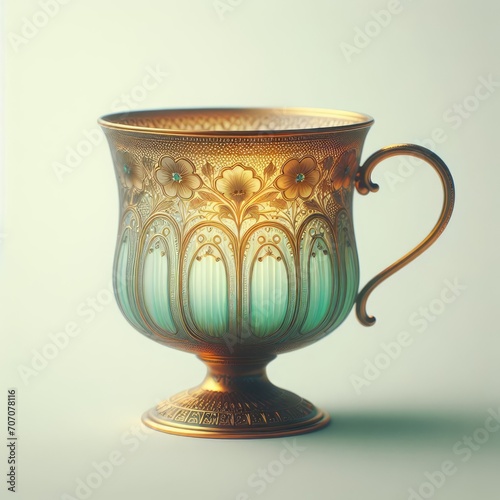 valuable antique glass cup