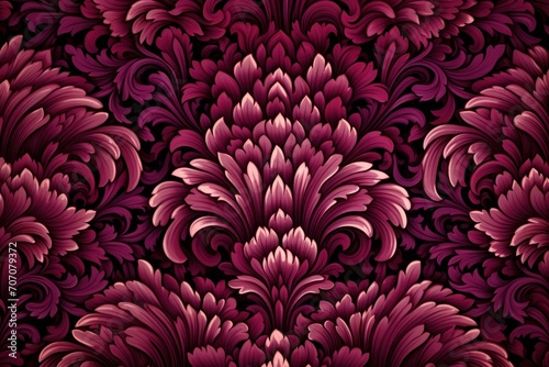 Maroon repeated pattern 