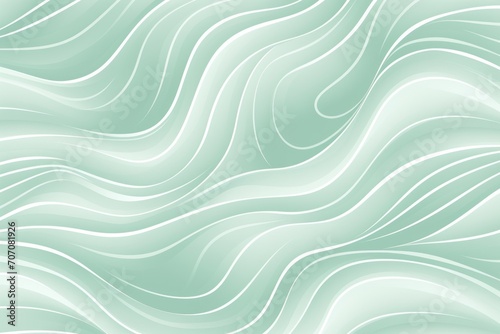 Mint green repeated soft pastel color vector art line pattern