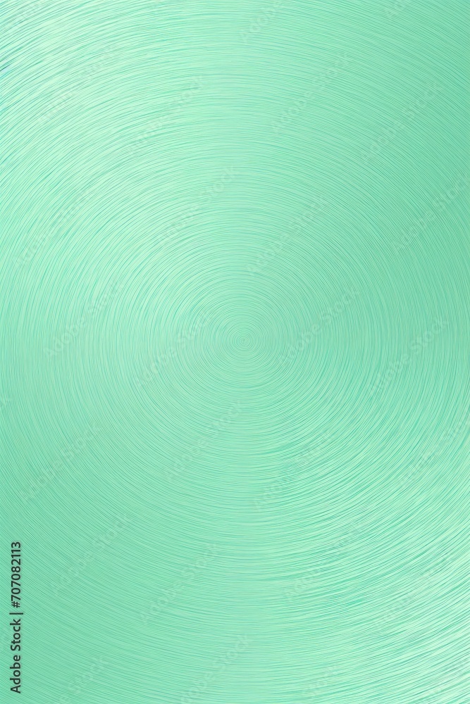 Mint green round gradient. Digital noise, grain texture