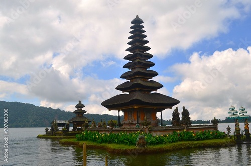 An iconic building in Bali called Pura Hulundanu