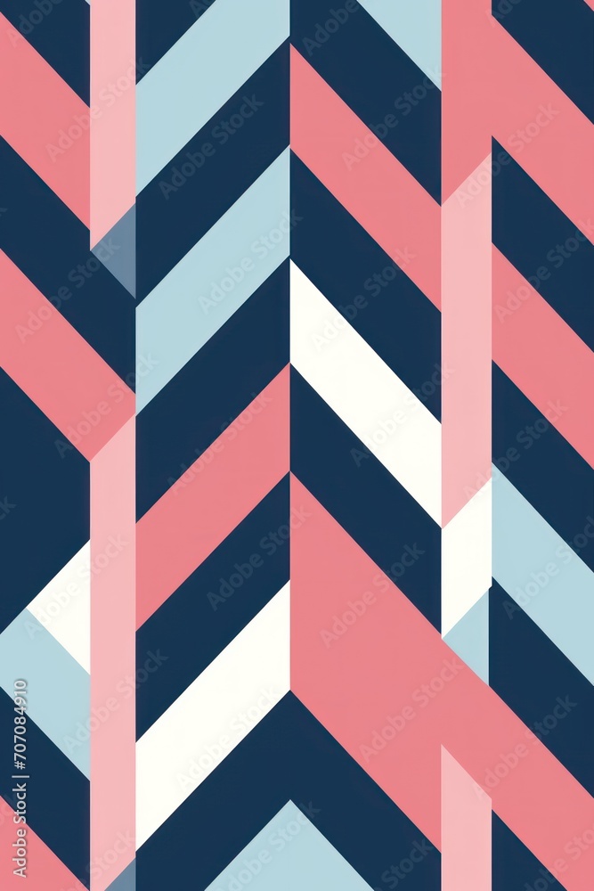 Navy repeated soft pastel color vector art geometric pattern 