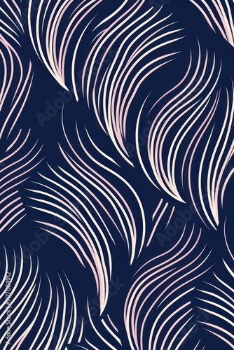 Navy repeated soft pastel color vector art line pattern 