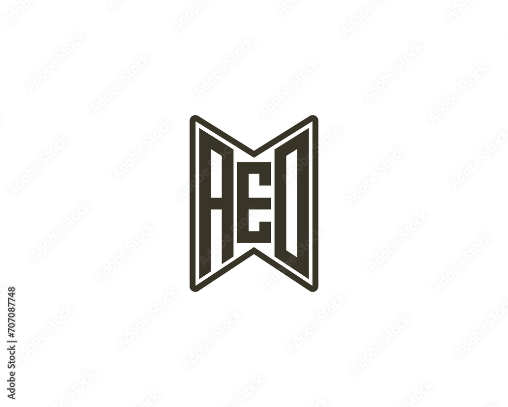 AEO LOGO DESIGN VECTOR TEMPLATE