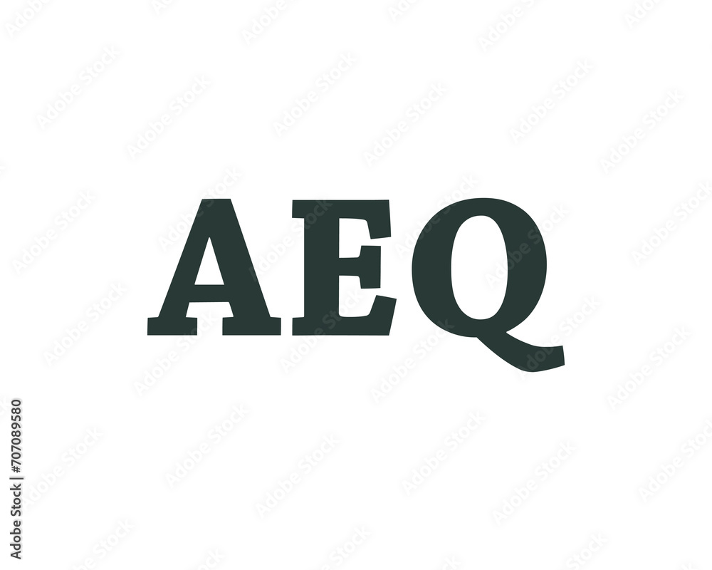 AEQ LOGO DESIGN VECTOR TEMPLATE AEQ LOGO DESIGN VECTOR TEMPLATE