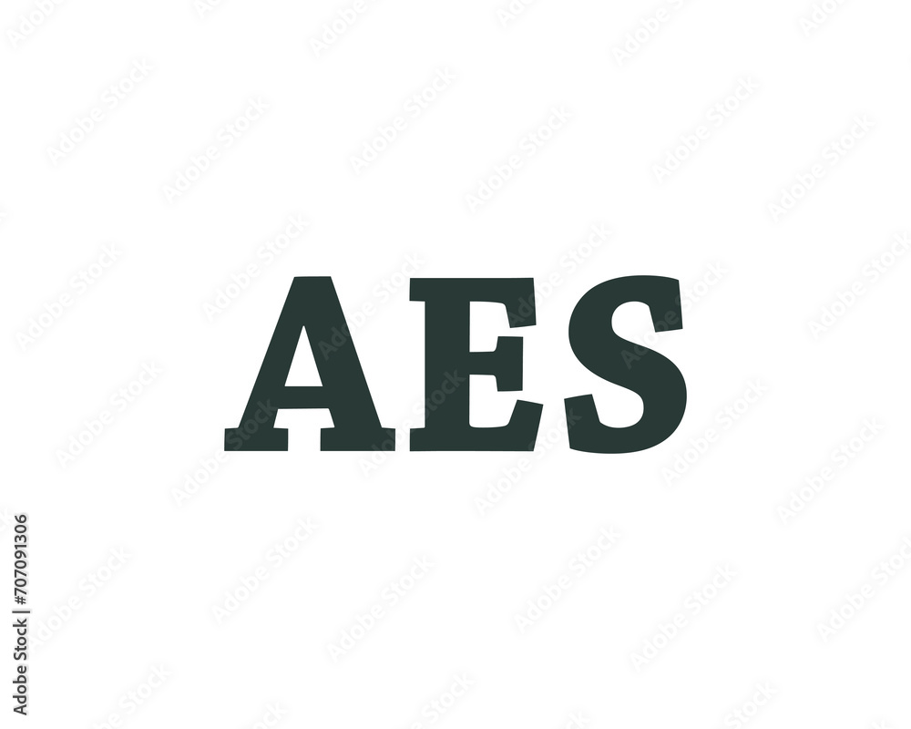 AES LOGO DESIGN VECTOR TEMPLATE AES LOGO DESIGN VECTOR TEMPLATE