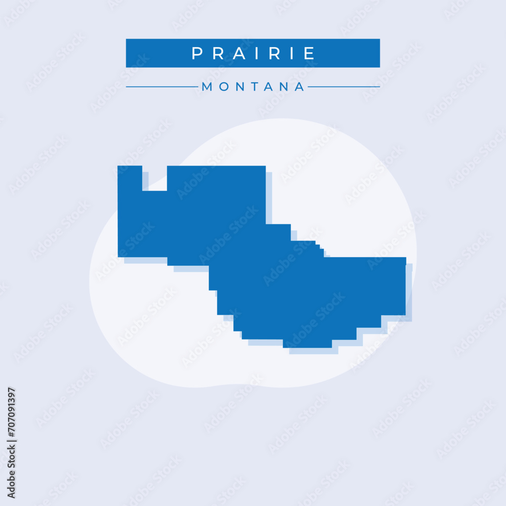 Vector illustration vector of Prairie map Montana Vector illustration vector of Prairie map Montana