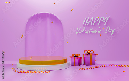 Valentine's Day concept. ba...