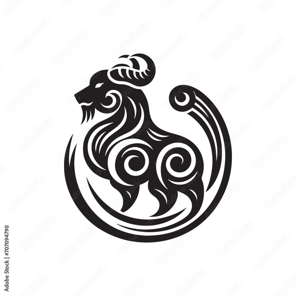 Ancient Symbols Revitalized: Elevate Your Designs with the Timeless Appeal of Chinese Zodiac Animal Silhouette Stock Imagery - Chinese New Year Silhouette - Chinese Zodiac Animal Vector Stock
