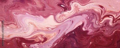 Pastel maroon seamless marble pattern with psychedelic swirls 