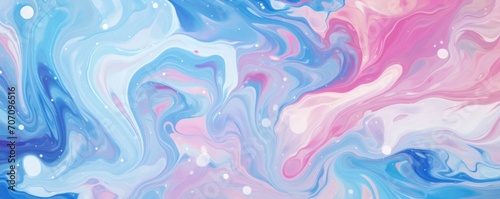 Pastel navy seamless marble pattern with psychedelic swirls 
