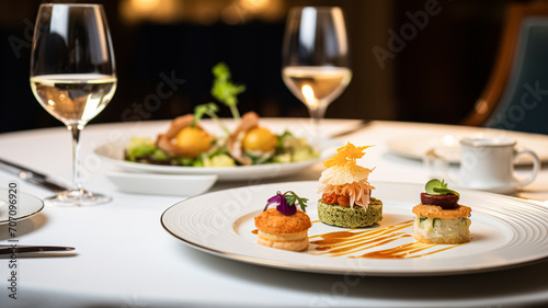 Food, hospitality and room service, starter appetisers as English countryside exquisite cuisine in hotel restaurant a la carte menu, culinary art and fine dining