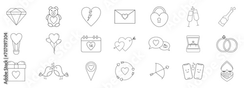 Valentines day vector icons. Valentines vector icons. 14 february valentine s day. Valentine symbols