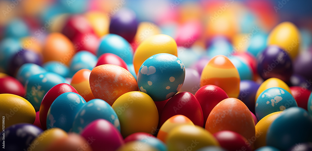 easter eggs colorfull background