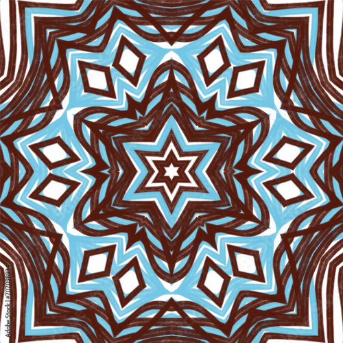 Abstract kaleidoscope background. Beautiful kaleidoscope seamless pattern. Multicolor mosaic texture. Seamless kaleidoscope texture. Unique kaleidoscope design