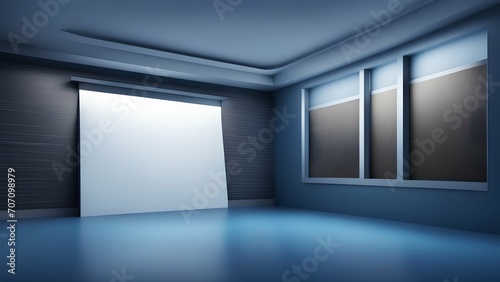 empty room with a window