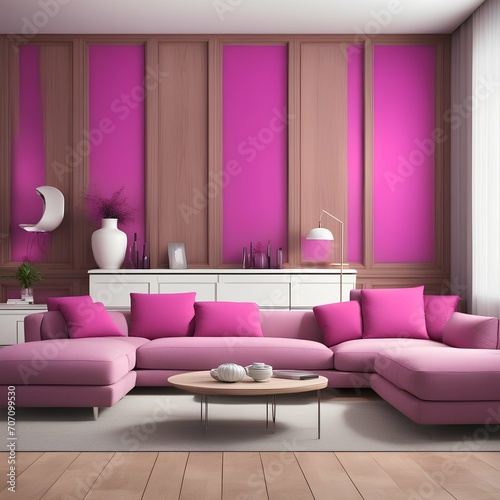 modern interior with sofa