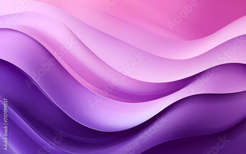 Purple paper waving abstract banner design. Wavy vector background. generative ai