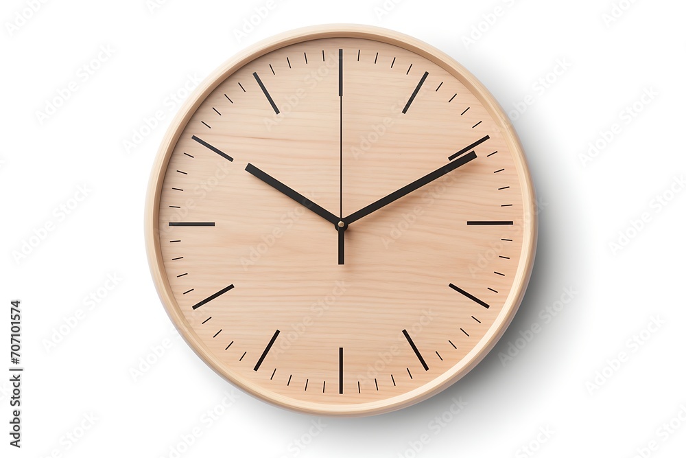 Wall clock isolated on white background Wall clock isolated on white background