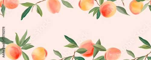 Peach repeated pattern 