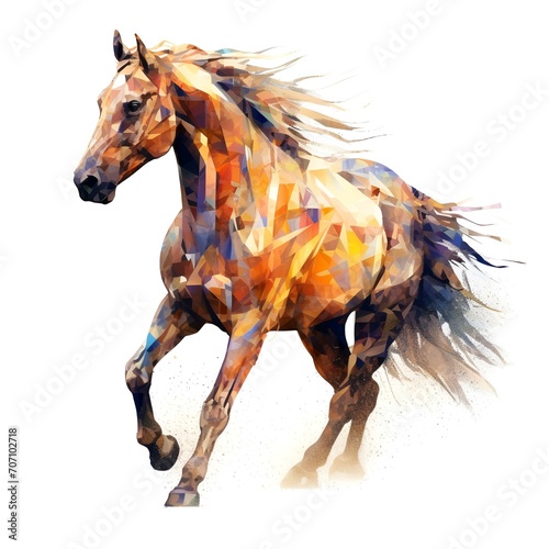 A Painting of a Horse: Generative AI Art  photo