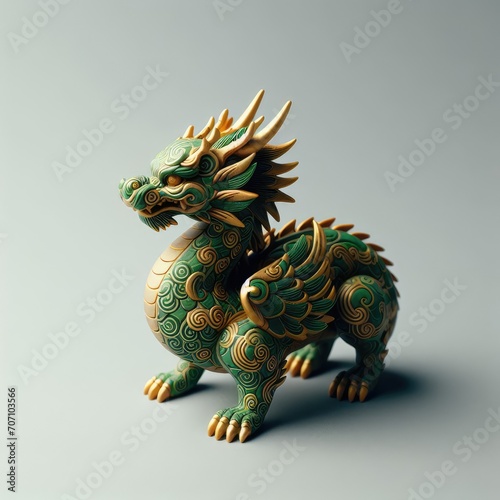 chinese dragon statue